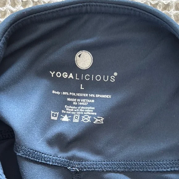 Yogalicious Blue Activewear Leggings - Picture 2 of 4